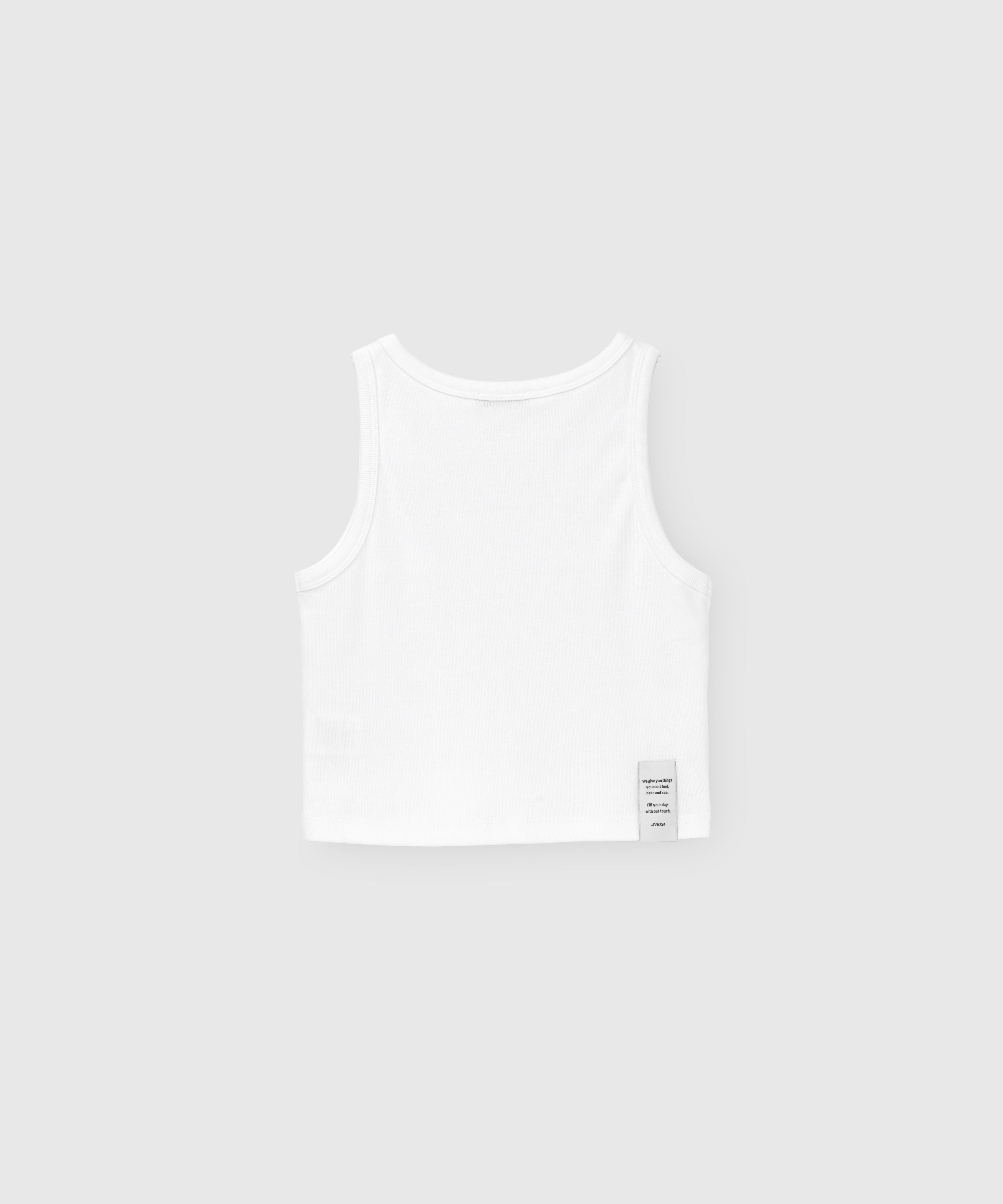 TAG CROP TOP_WHITE