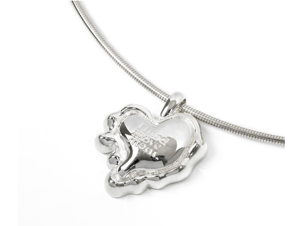 Big Melting Heart Pendant (Silver)