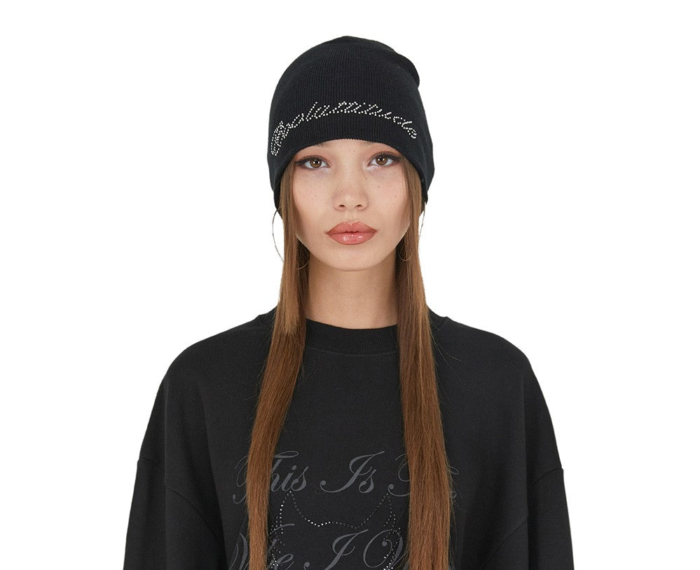 [IHA001-1] COOL ATTITUDE BEANIE BLACK