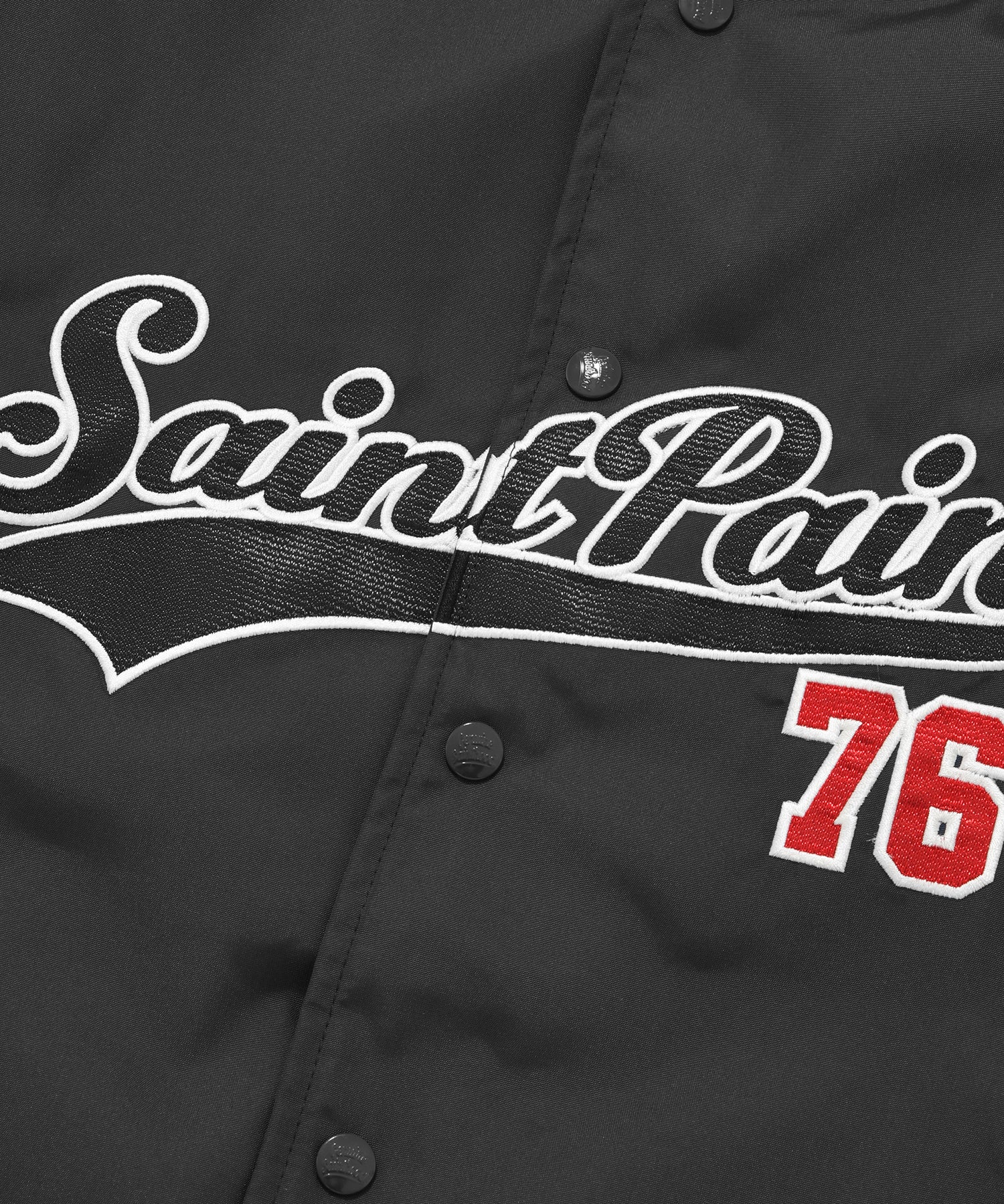 SP TEAM LOGO STADIUM JACKET-BLACK