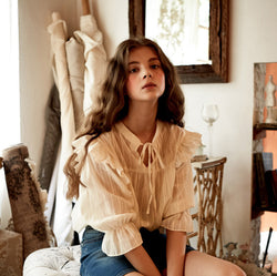 RIBBON LACE BLOUSE