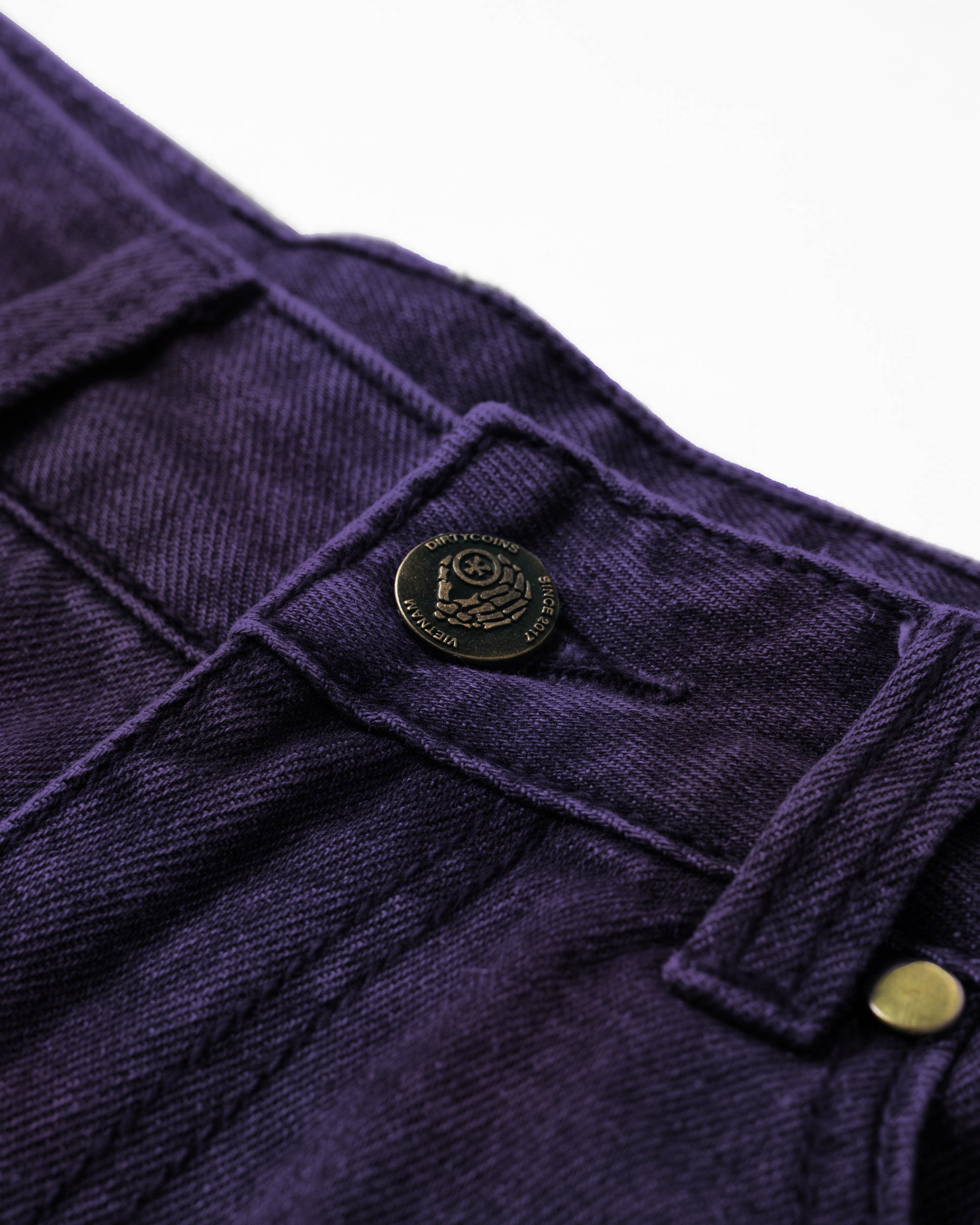 DirtyCoins Baggy Jeans - Purple Wash