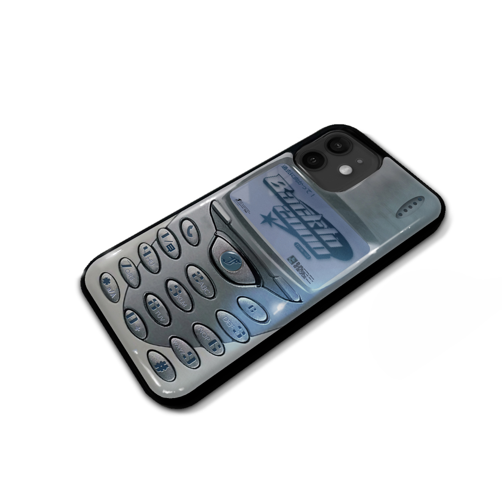Newtro Deep Grey epoxy phone case
