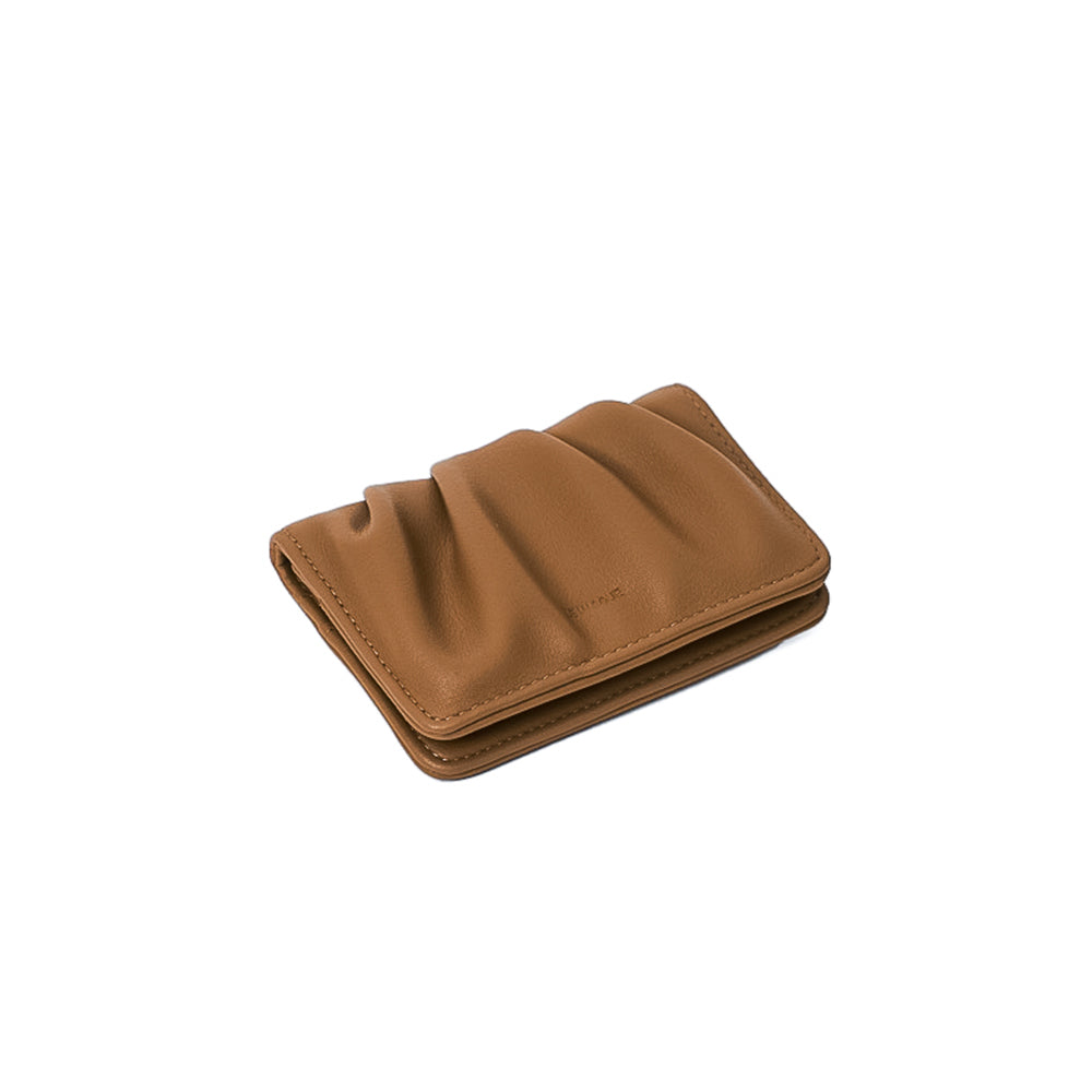 DOUGH Soft Card Wallets tan brown