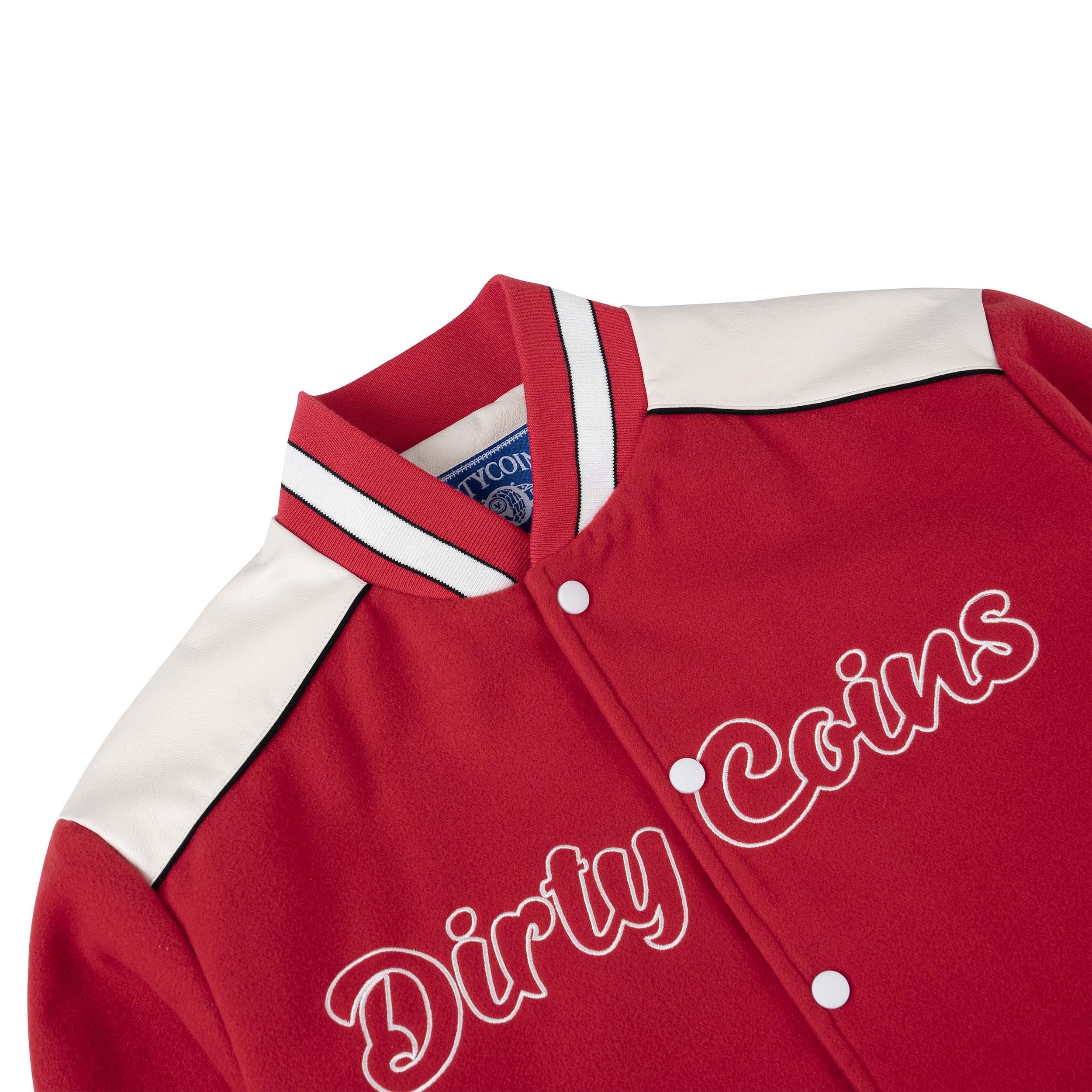 University Felt Varsity Jacket - Red