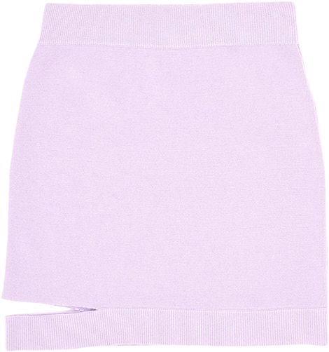 CUT-OUT MINI SKIRT_HINT OF VIOLET