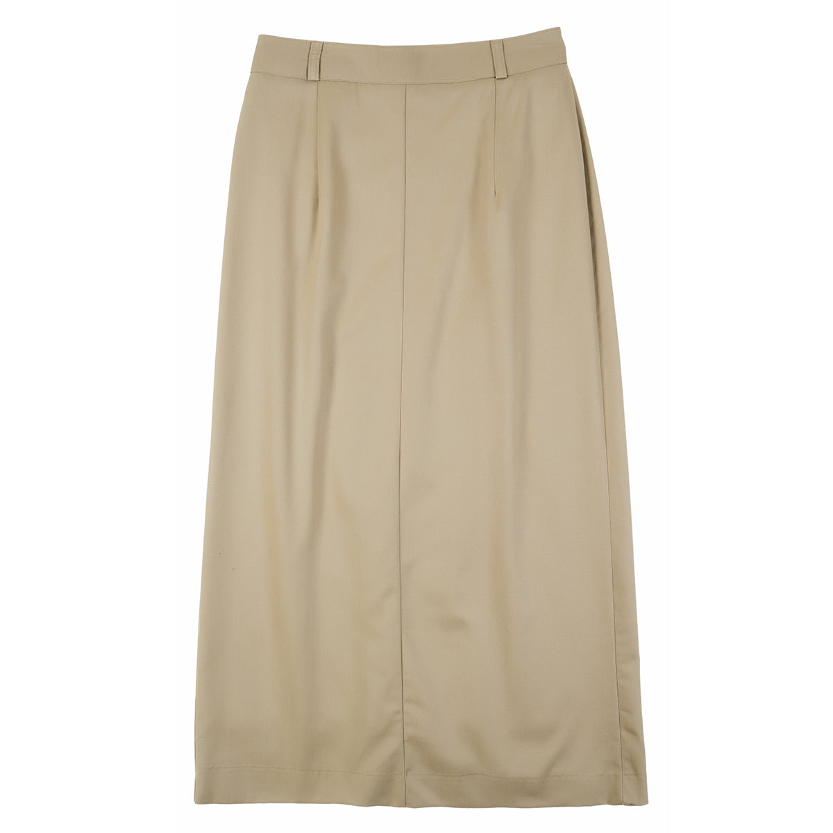 コットンラップスカート / COTTON WRAP SKIRT_BEIGE