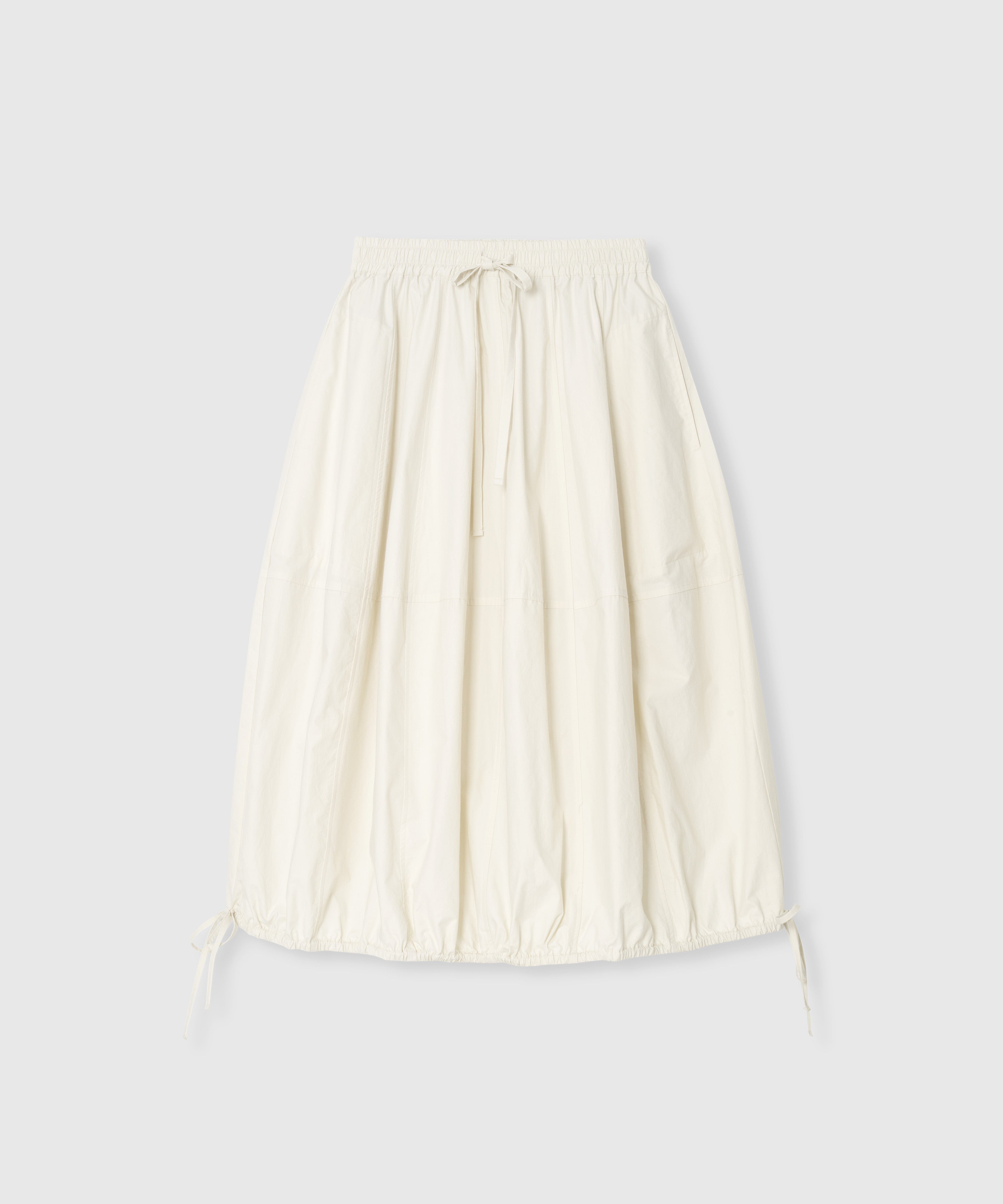 BALLOON SKIRT_Ivory