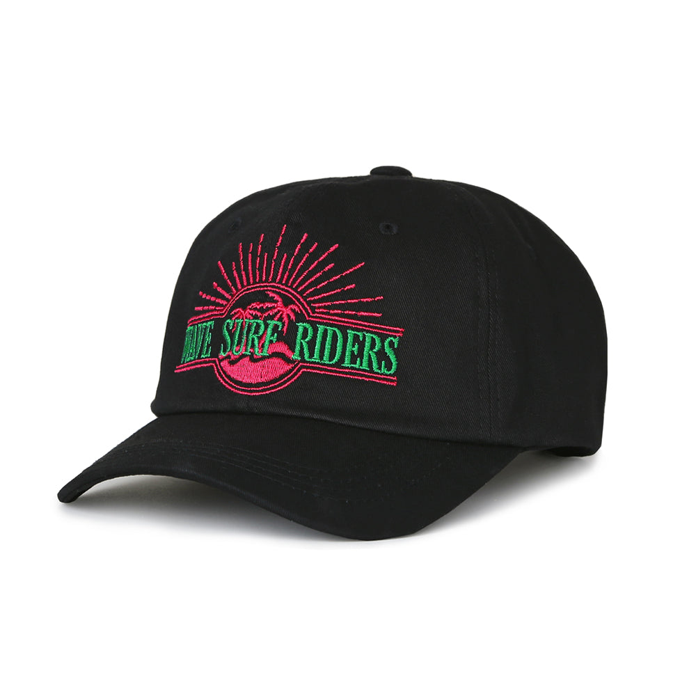 WAVE SURF RIDERS CAP BLACK