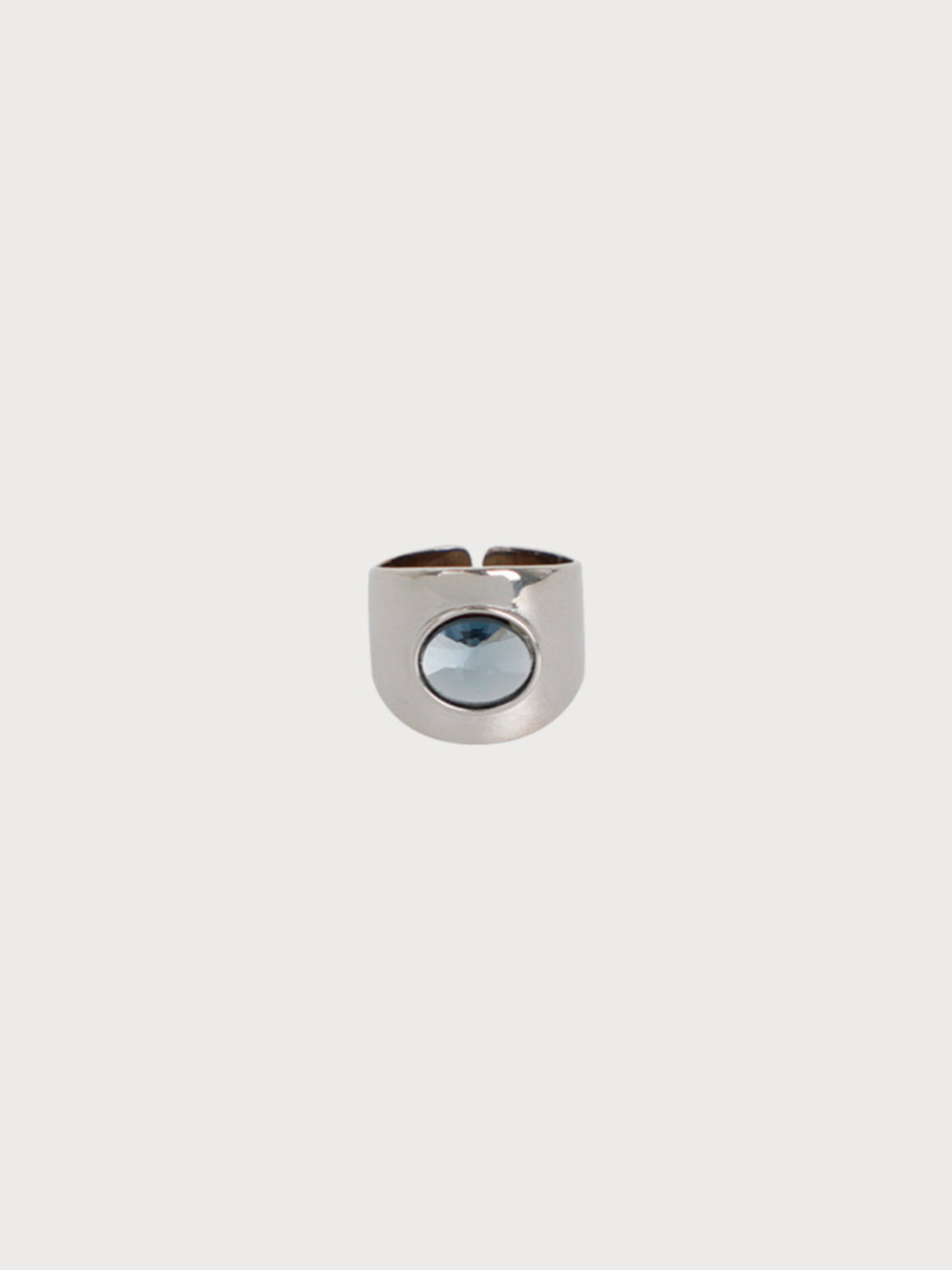 no.41 ring silver (#13 freesize) nct mark pick