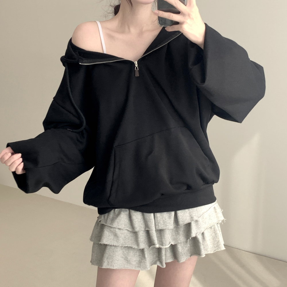 Bonnie Oversized Fit Hoodie Zip Up