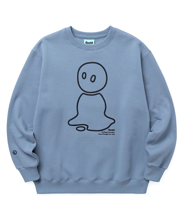 MELT OUTLINE LOGO SWEATSHIRT