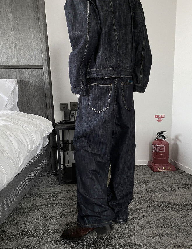 No.9648 R twotuck denim PT