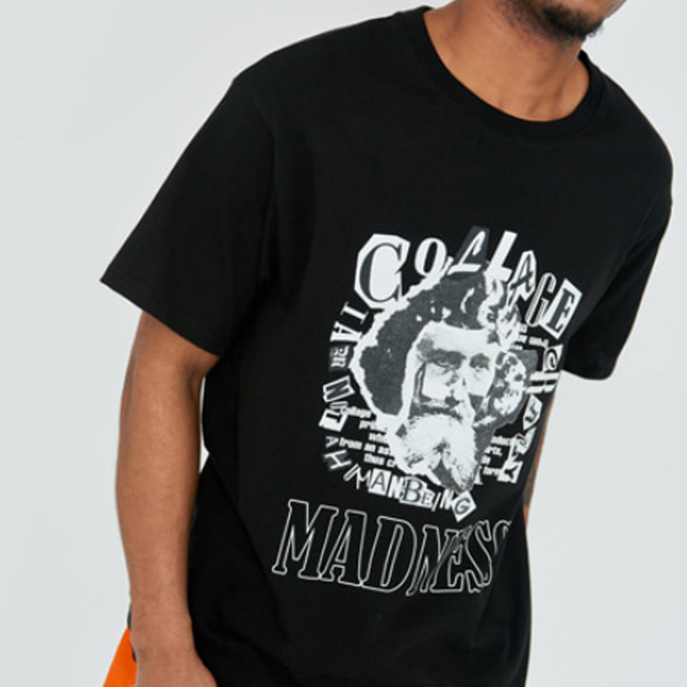 MADNESS COLLAGE T-SHIRT (2color)