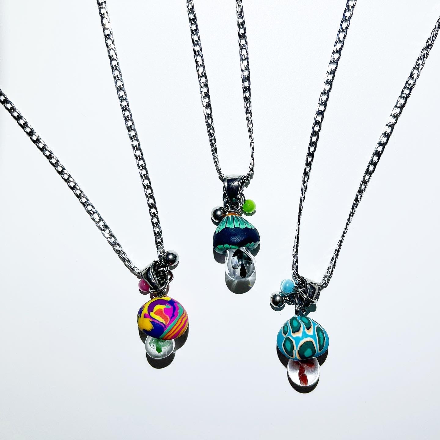 Tirippy mushroom necklace.02 (3color)