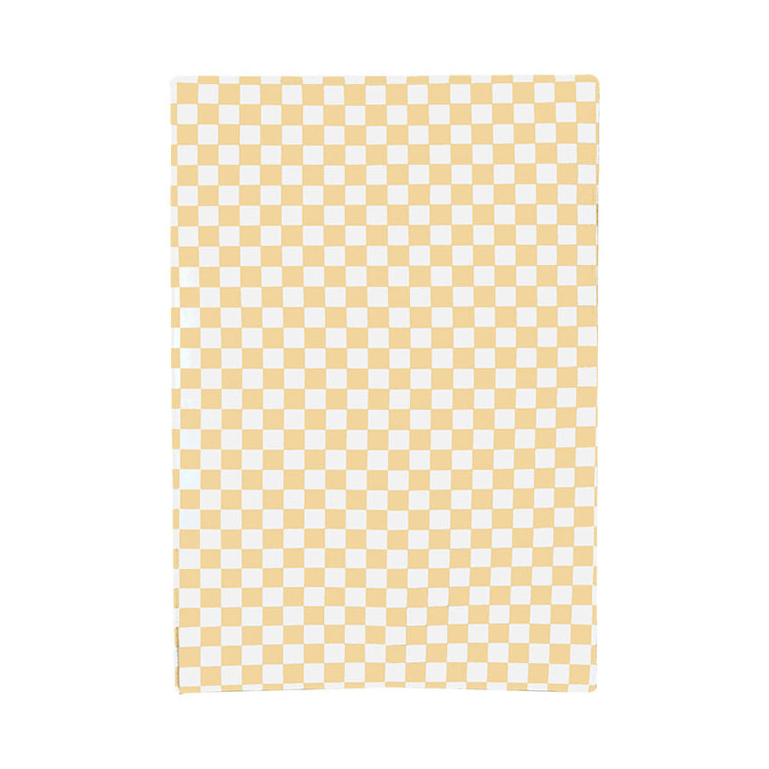 Check rug (Butter lemon)(M size)