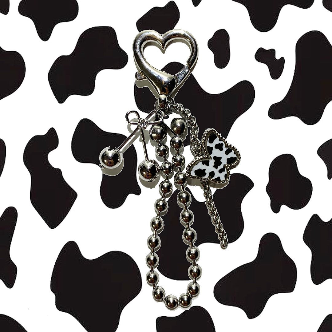 Naughty cow cherry keychain