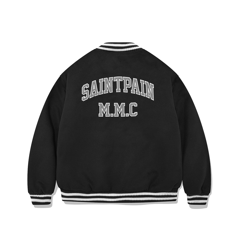 SP M.M.C LOGO STADIUM JAKET-BLACK