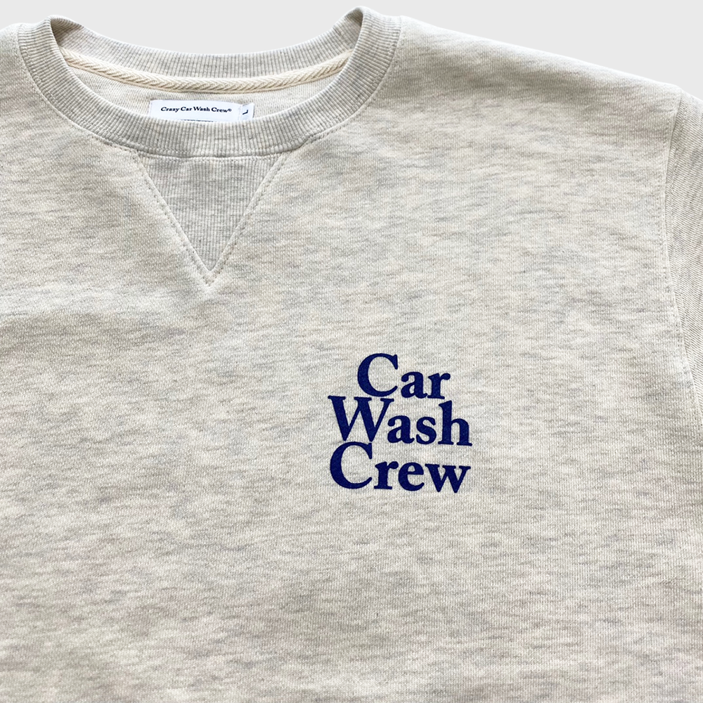 CAR WASH CREW SWEATSHIRTS OATMEAL