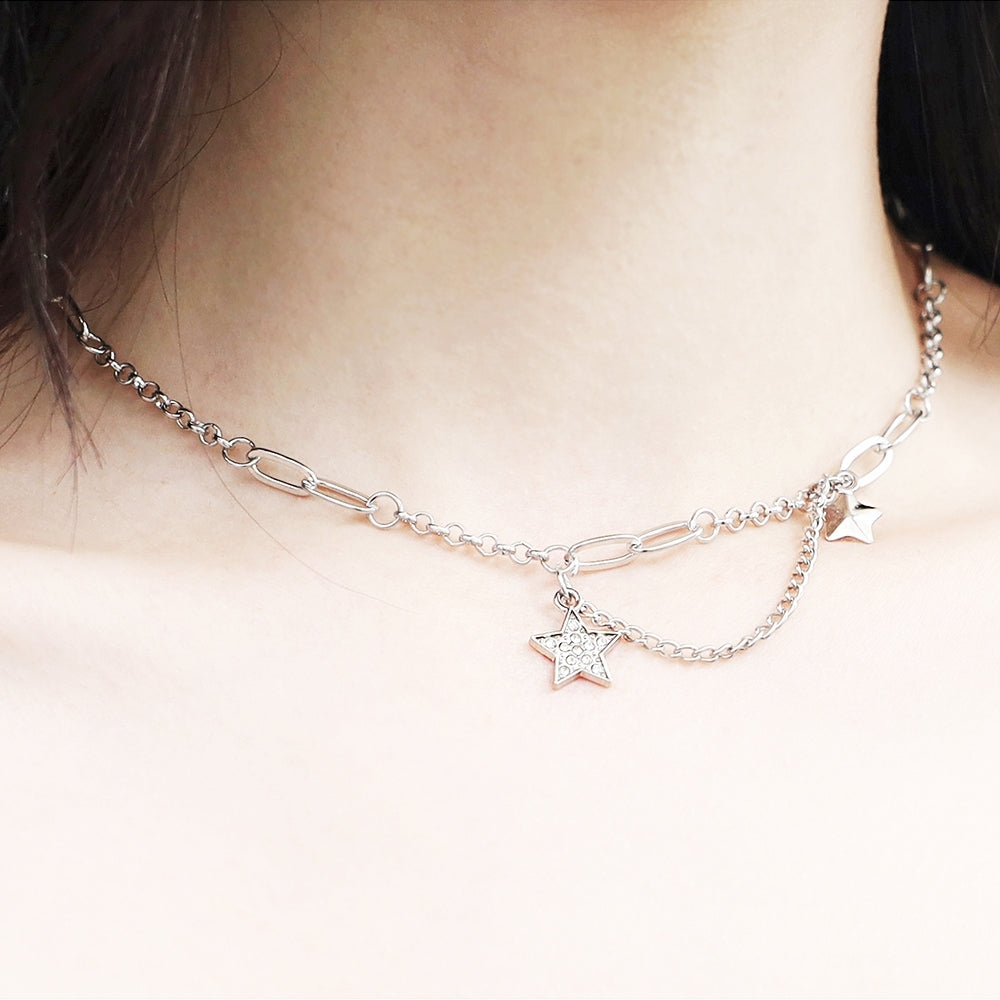 Landjet Star Chain Necklace