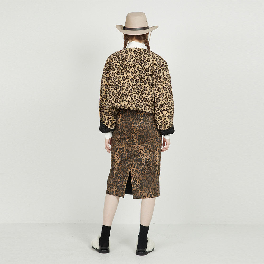 TEDDY BLOUSON_leopard