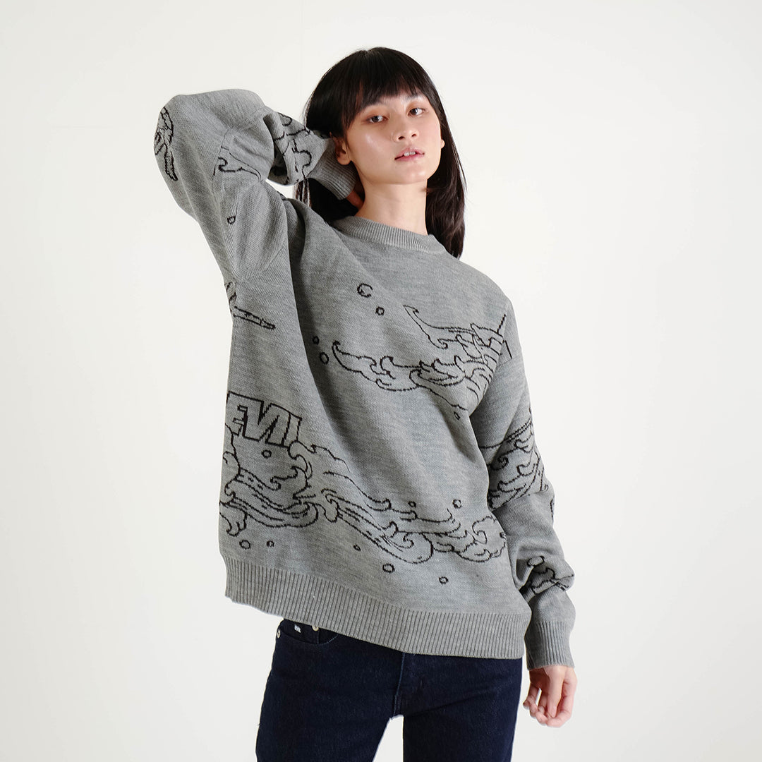 EVIL KNITWEAR - QUIQSIL L22 GREY