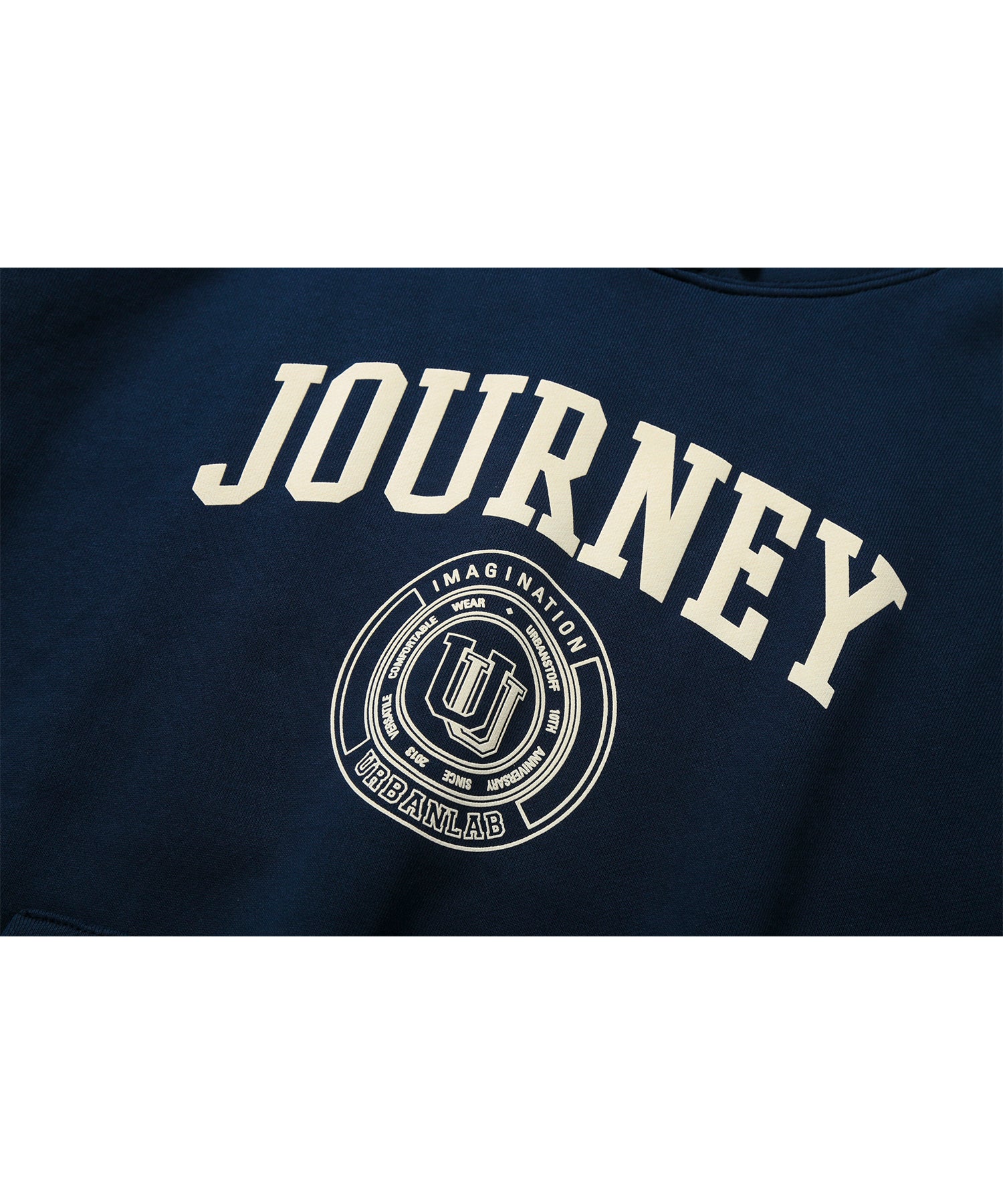 Golden Emblem Hoodie (Navy)