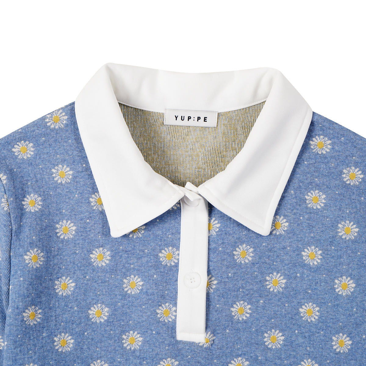 ブルームカラーＴシャツ / BLOOM COLLAR T-SHIRT_BLUE