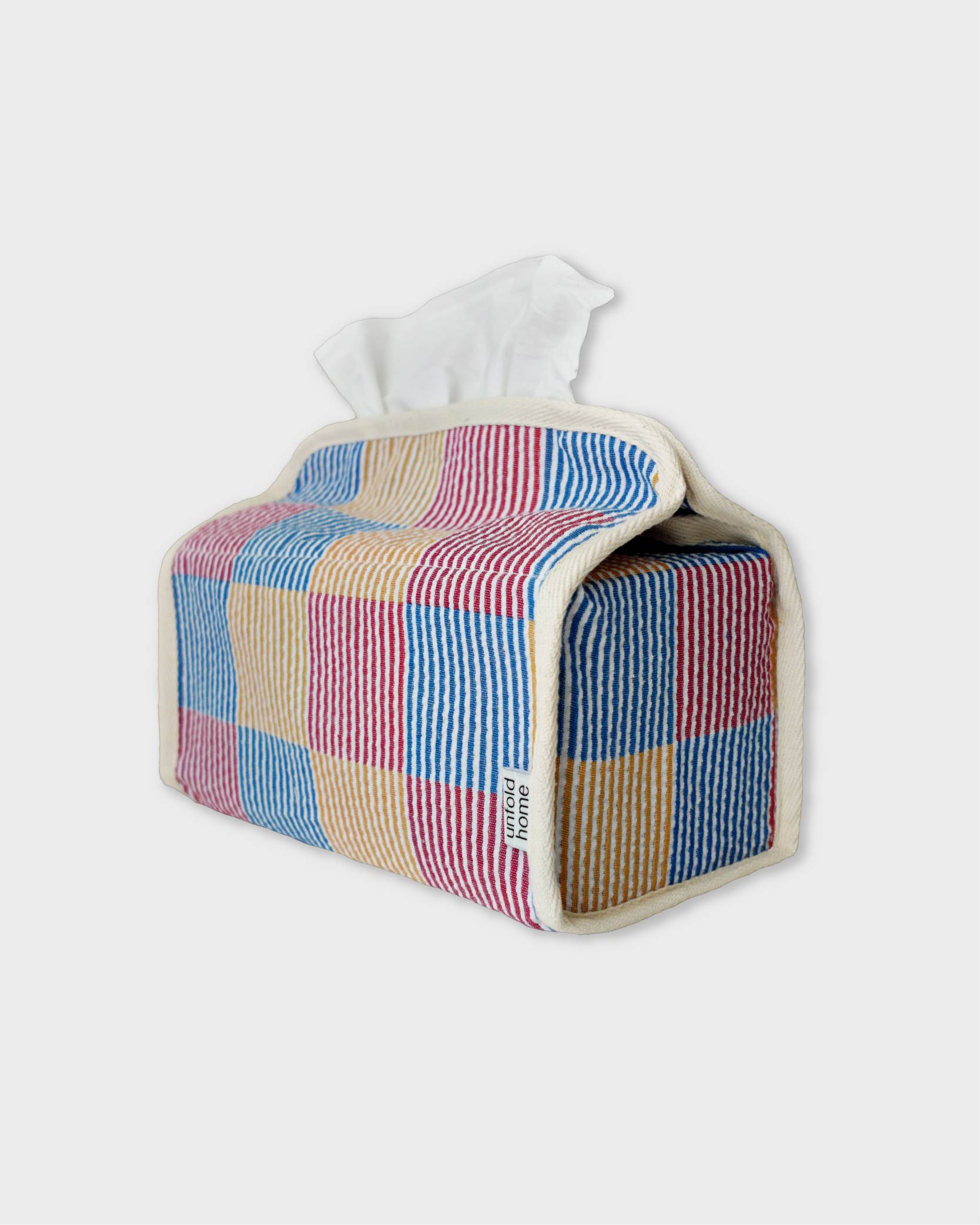 [unfold home] Patchwork tissue cover - Large (5colors)