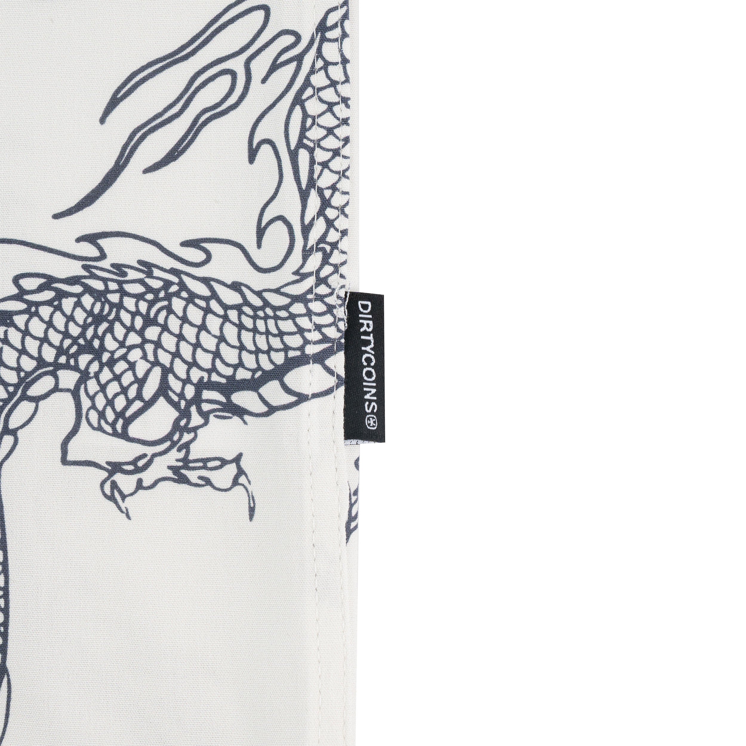 Dragon All Print Shirt - Cream