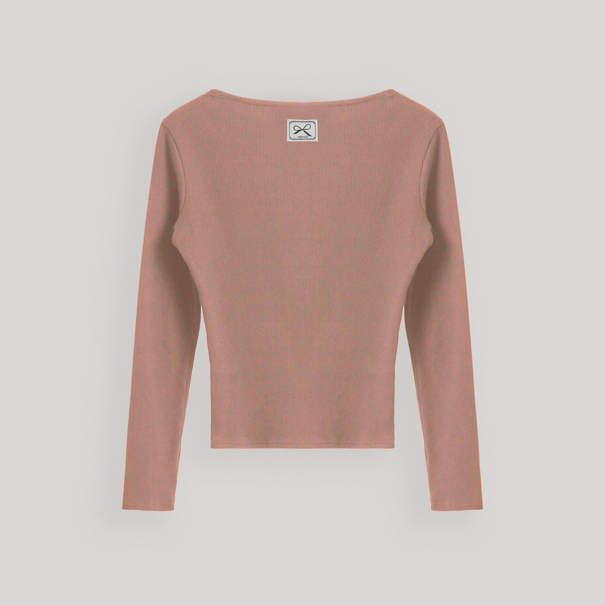 Pink Boatneck Top