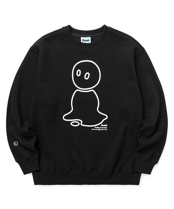 MELT OUTLINE LOGO SWEATSHIRT