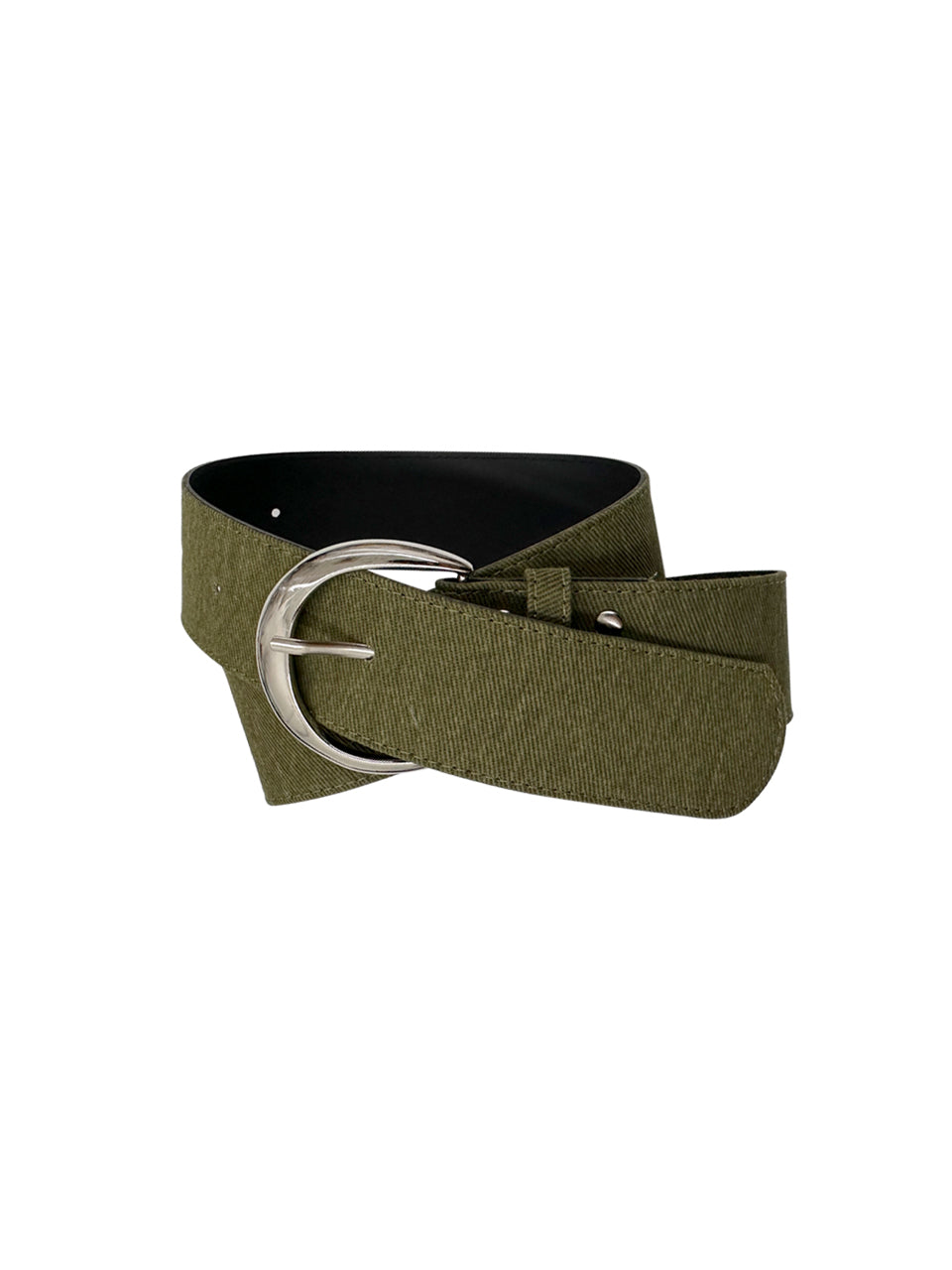 Crescent moon belt _Khaki