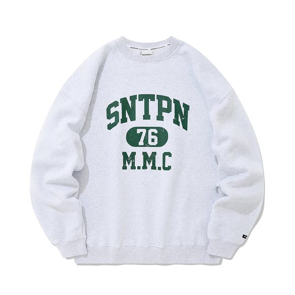 SP SNTPN LOGO CREWNECK-ASH MELANGE