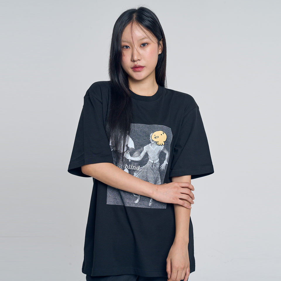 Dance With Me' Short Sleeve Shirt Black