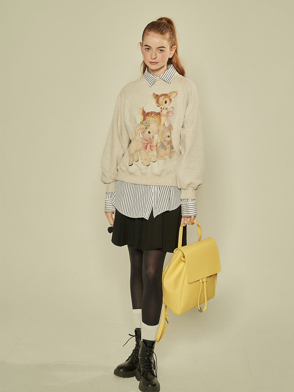 Cartoon Printed Sweatshirt