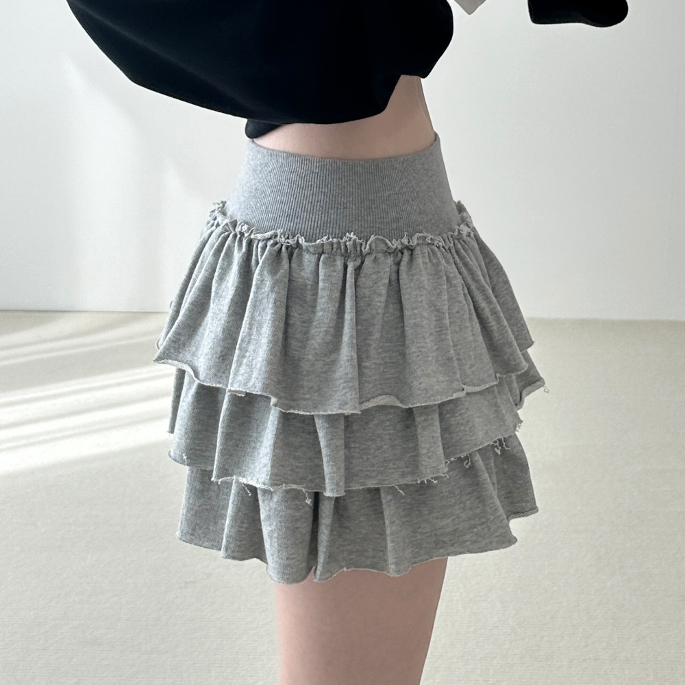 Pillar cancan mini skirt