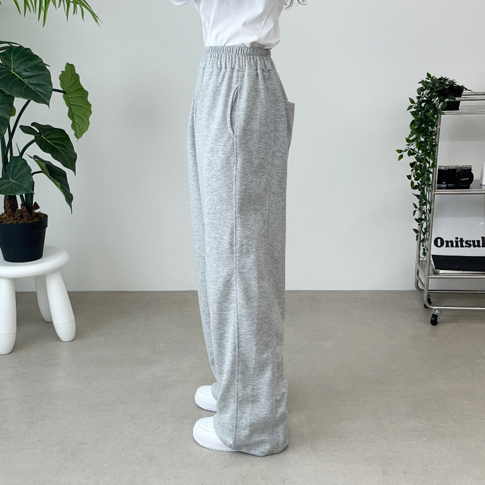 Loose Fit Wide Sweat Suit Pants