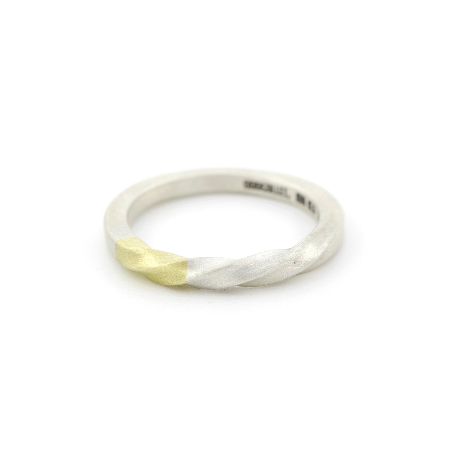 Wave marriage ring