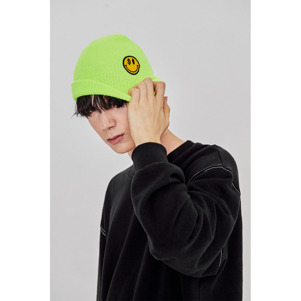 YELLOW SMILE BEANIE