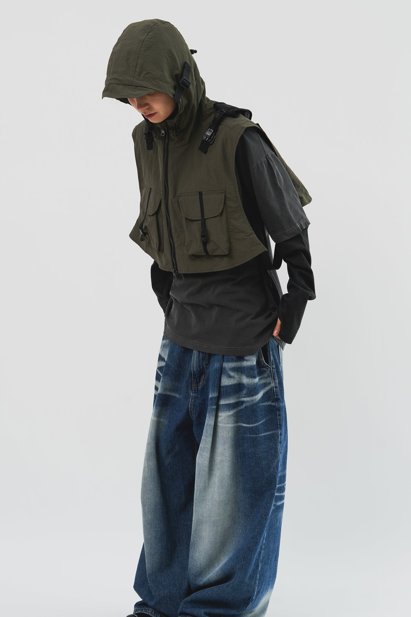 Pack Hodded Vest (2color)