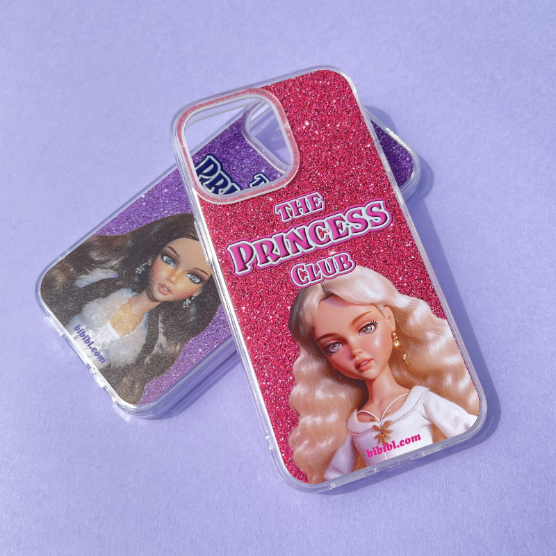 [transparent jelly hard] The Princess Club (Pink) Phone Case