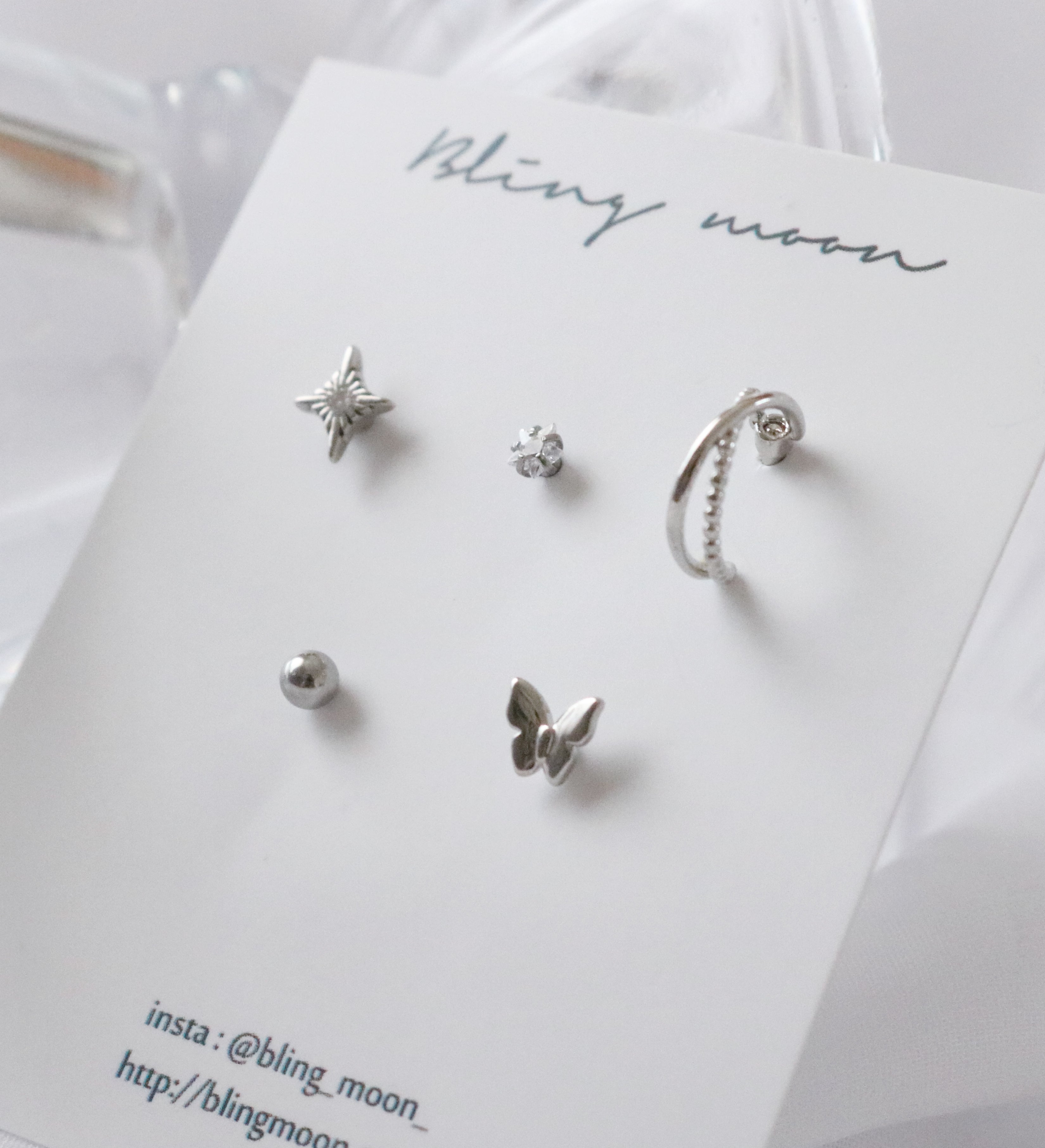 [5 set] simple mood piercing set