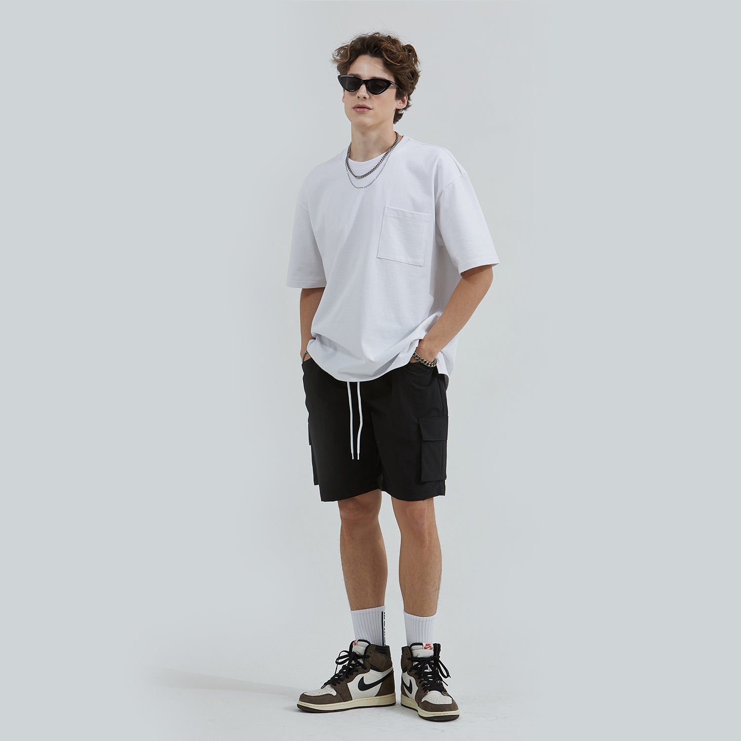 Daily Cargo Shorts (BLACK)