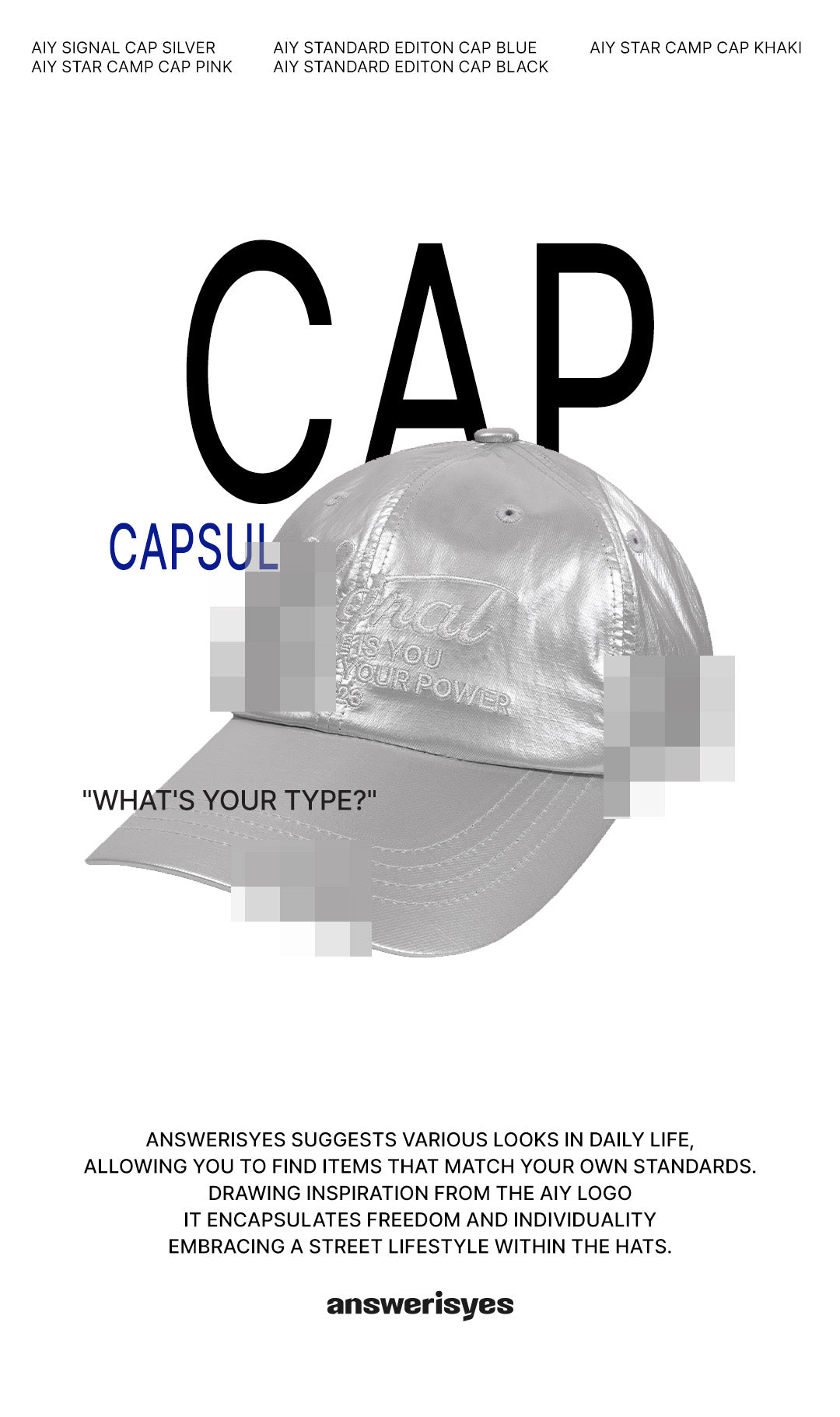 aiy Signal cap silver