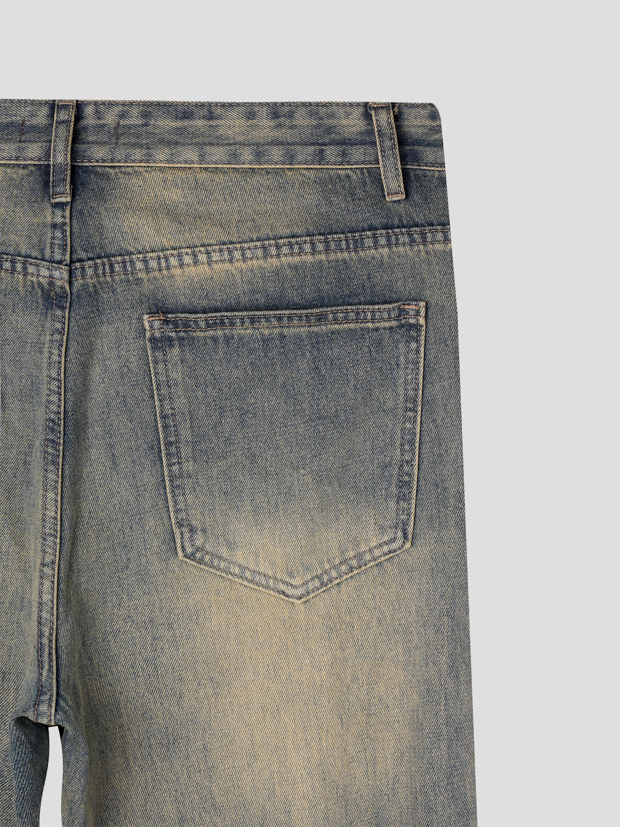 Vintage stone washing jean