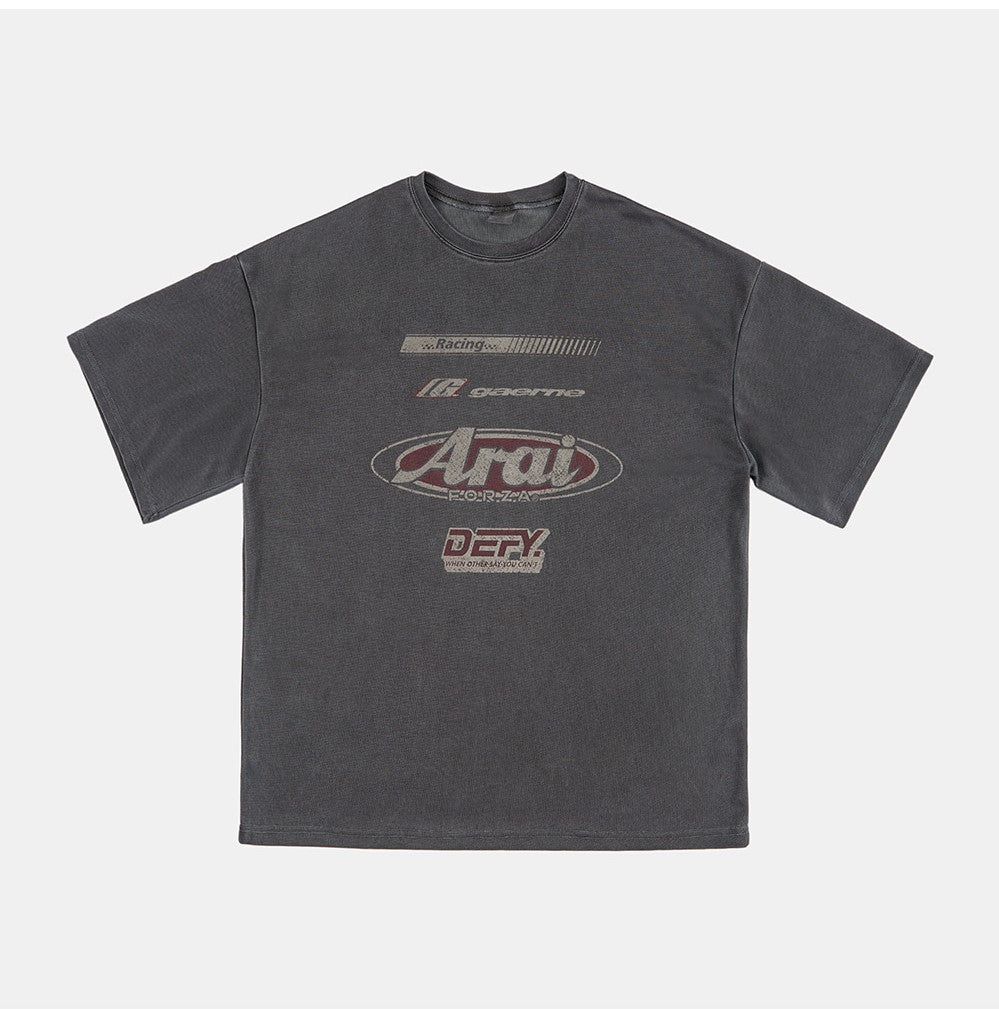 Forza logo over mesh t-shirt