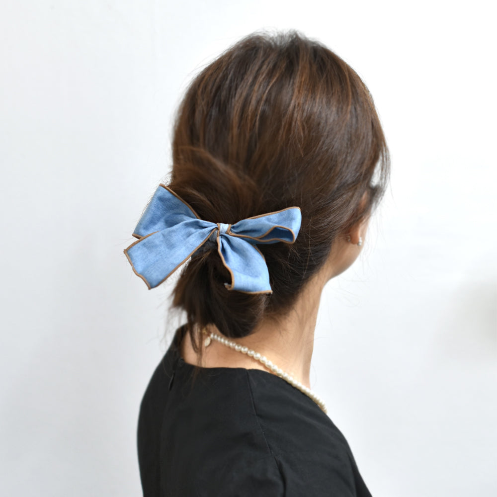 Blue Denim Bow SC