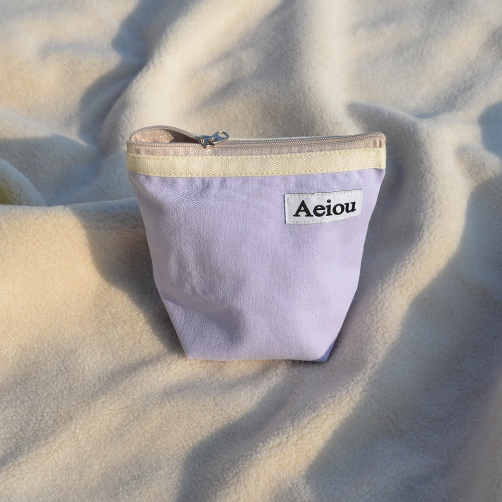 ベーシックポーチ / Aeiou Basic Pouch (M size) very light purple