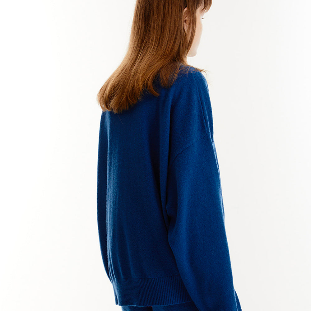 SIDE PANEL PULLOVER_NAVY